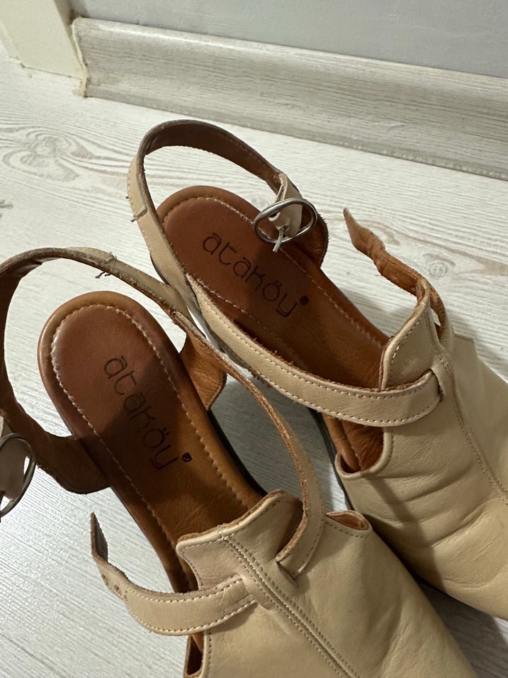 Ataköy Nude Platform Topuklu Ayakkabı - Görsel 4