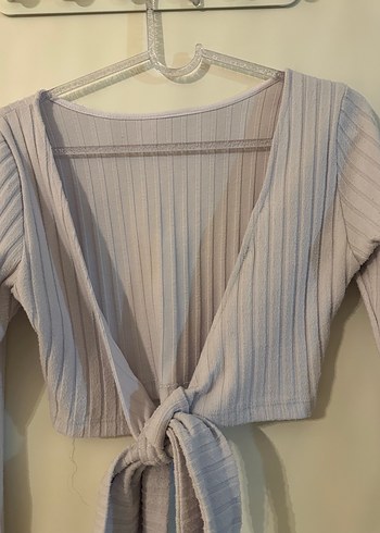 Beyyoglu Lila Sırt Detaylı Bluz - Görsel 3