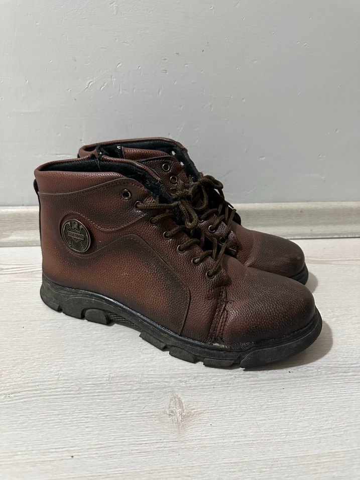 Kahverengi Deri Erkek Bot - Görsel 2