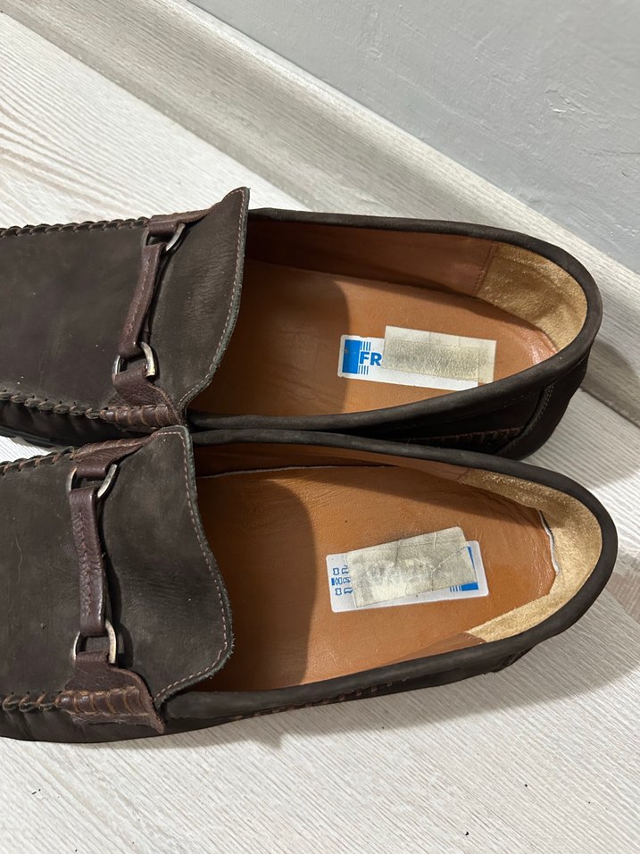 Kahverengi Süet Tokalı Erkek Loafer - Görsel 3