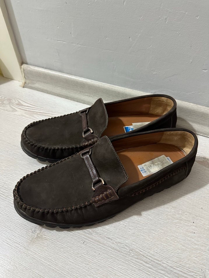 Kahverengi Süet Tokalı Erkek Loafer - Görsel 2