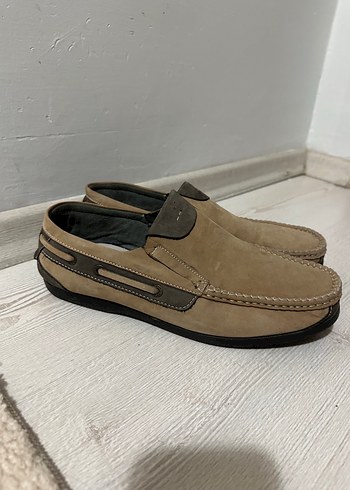 Bej Süet Erkek Günlük Ayakkabı - Görsel 3