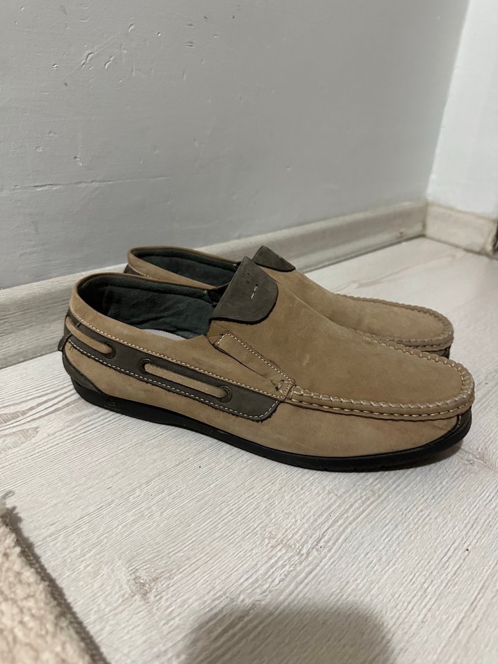 Bej Süet Erkek Günlük Ayakkabı - Görsel 3