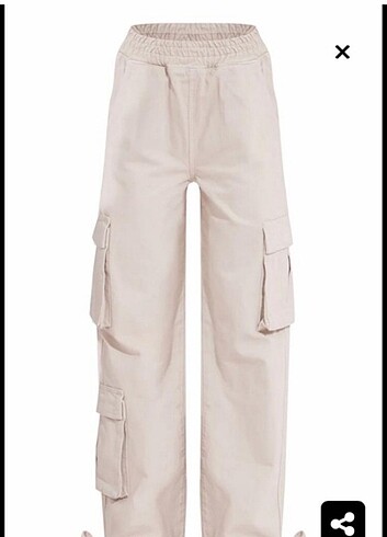 Diğer Bej Bol paca grunge fairy y2k pantalon