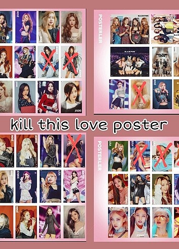 blackpink dergi pc poster orijinal