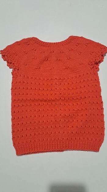 El orgusu Kız bebek yelek - Görsel 2