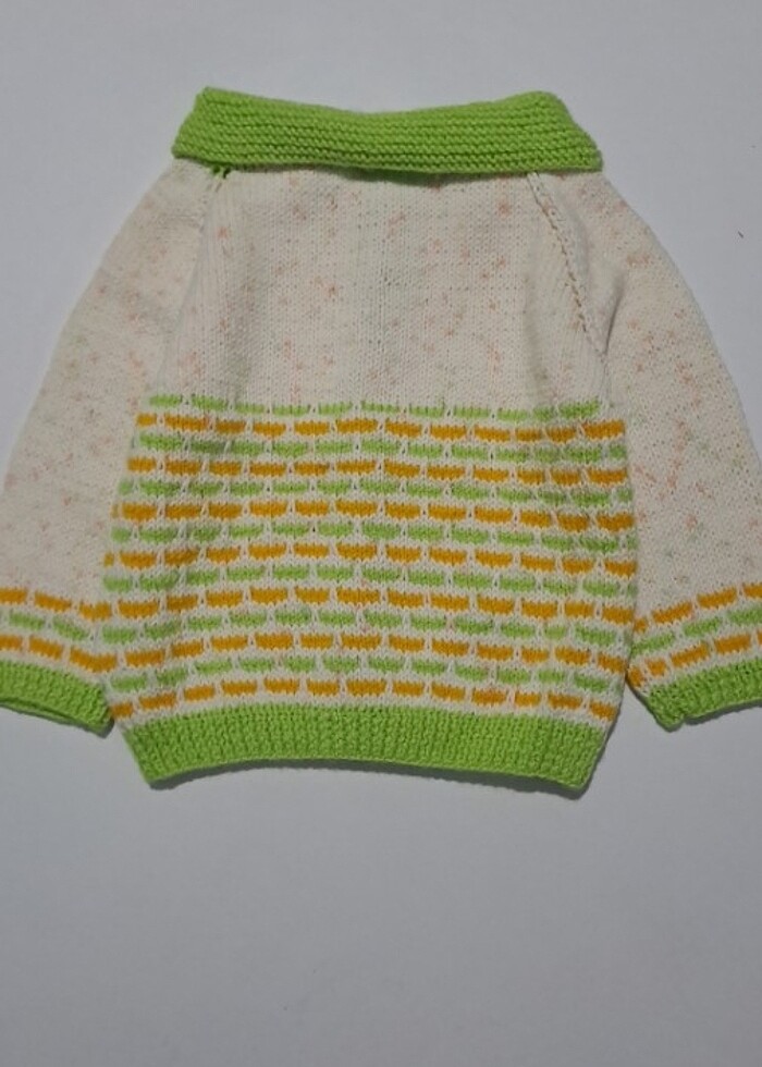 El örgüsü bebek hirka  - Görsel 2