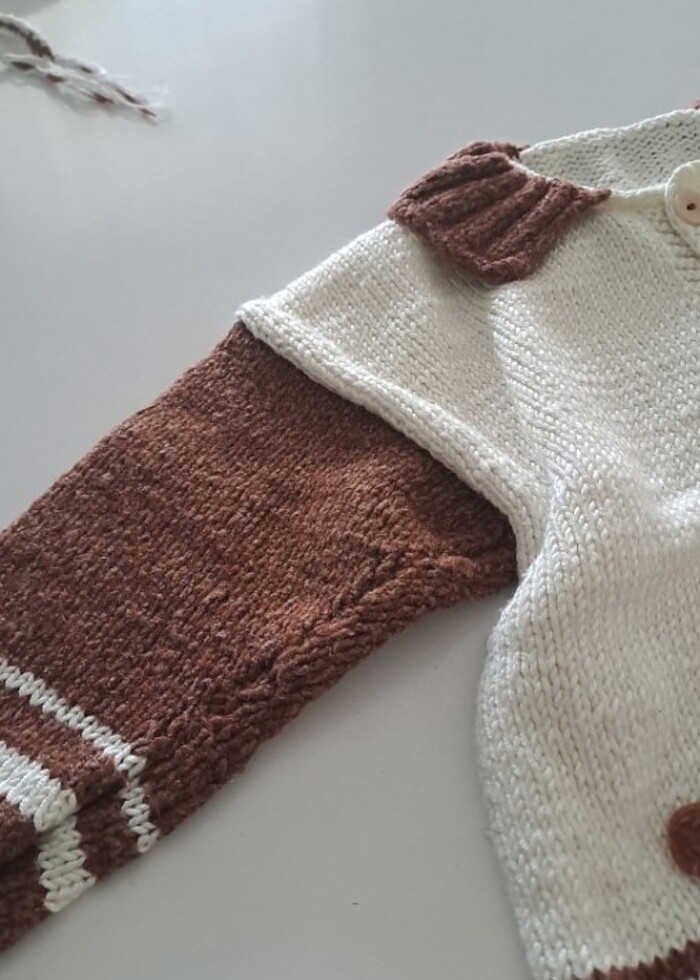 Ayicikli sapkalı takim hirka  - Görsel 3