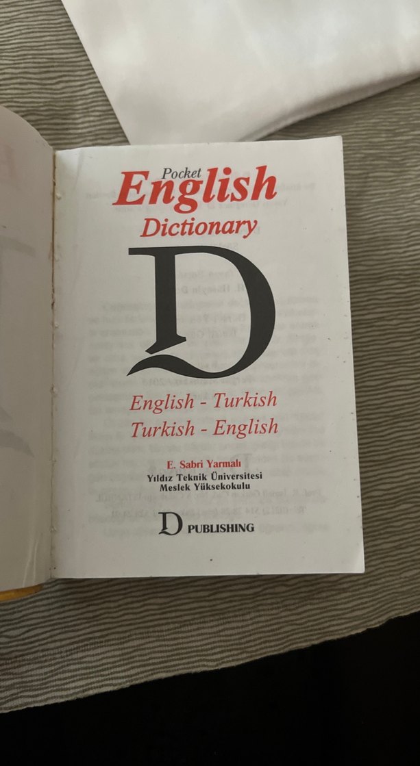 İngilizce-Türkçe Cep Sözlüğü - Görsel 3