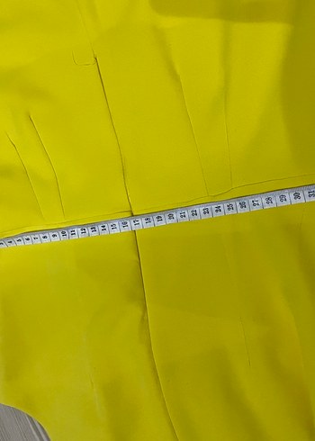 Sarı Pilili Kadın Uzun Tulum - Görsel 9