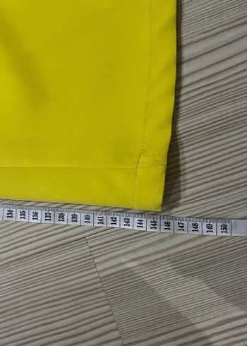s Beden Sarı Pilili Kadın Uzun Tulum