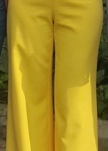 Sarı Pilili Kadın Uzun Tulum - Görsel 2