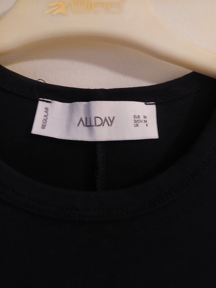 Siyah Salaş Uzun Kadın Elbise, içlik - Görsel 4