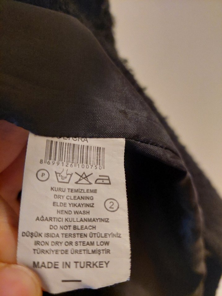 siyah standart beden kaban - Görsel 5