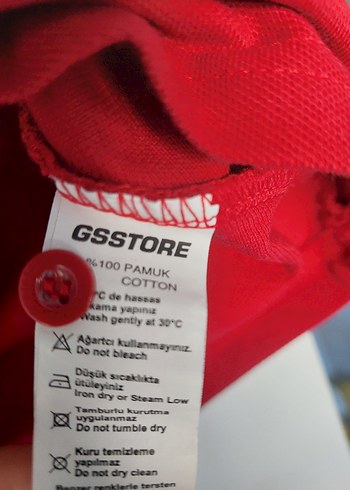 Bordo gs Erkek Çocuk Kısa Kollu Polo Tişört - Görsel 4