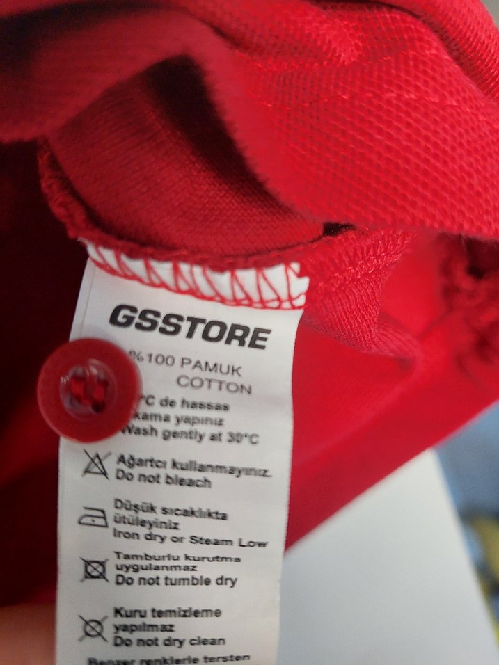 Bordo gs Erkek Çocuk Kısa Kollu Polo Tişört - Görsel 4