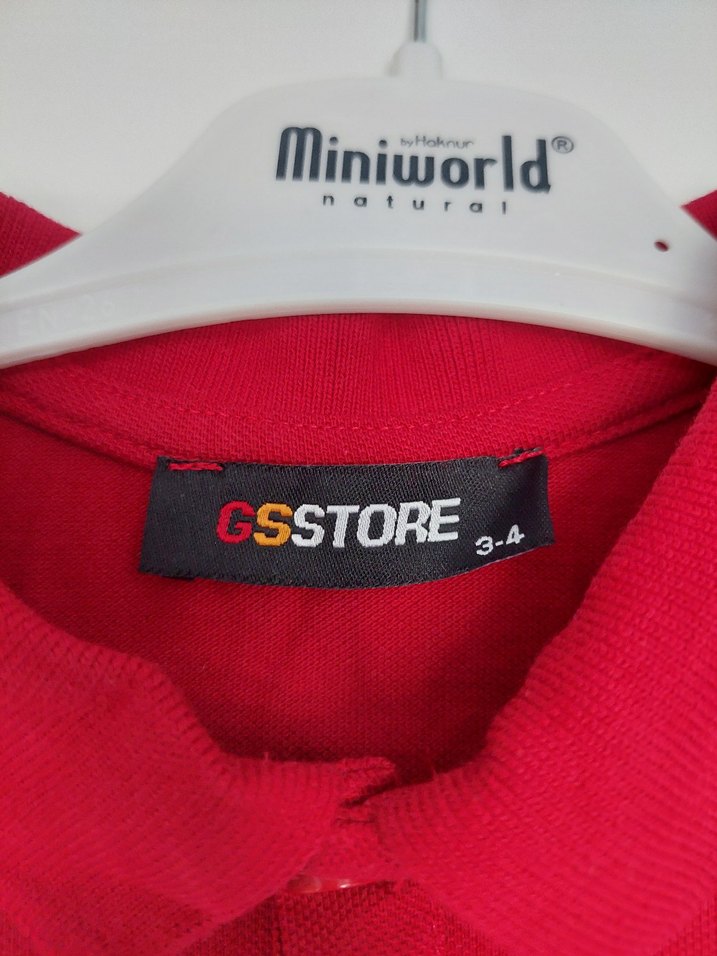 Bordo gs Erkek Çocuk Kısa Kollu Polo Tişört - Görsel 3