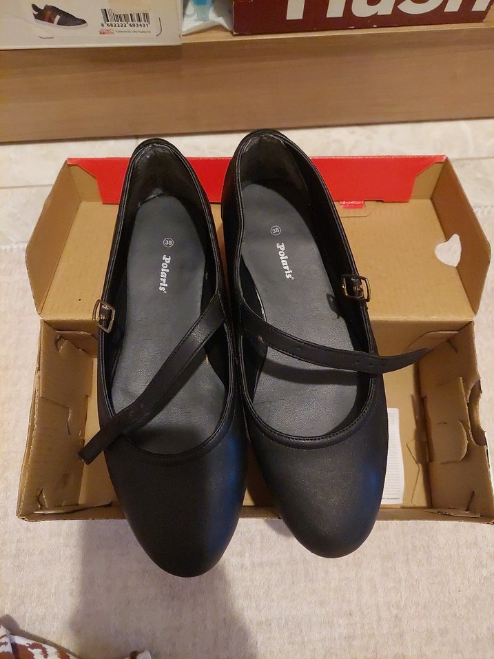 Siyah Tokalı Kadın Babet - Görsel 2