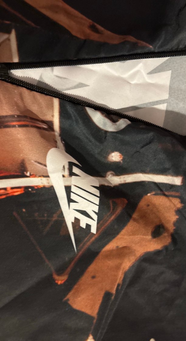 Erkek Spor Tarzı Baskılı Rüzgarlık - Görsel 2