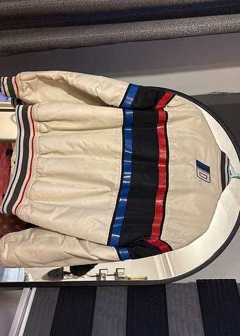 Beyaz Baskılı Rahat Kesim Erkek Ceket - Görsel 4