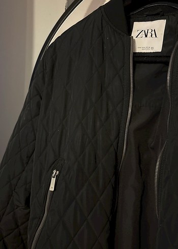 Erkek Siyah Bomber Ceket - Görsel 4