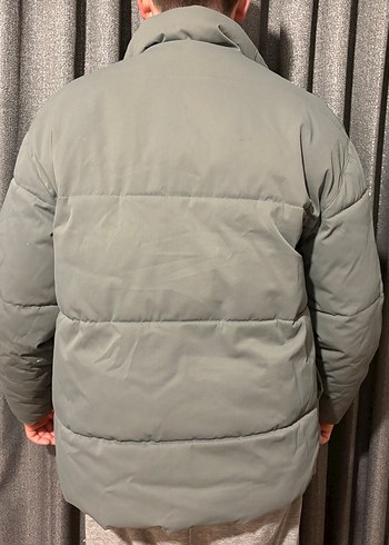 Gri Yeşil Midi Erkek Ceket - Görsel 4