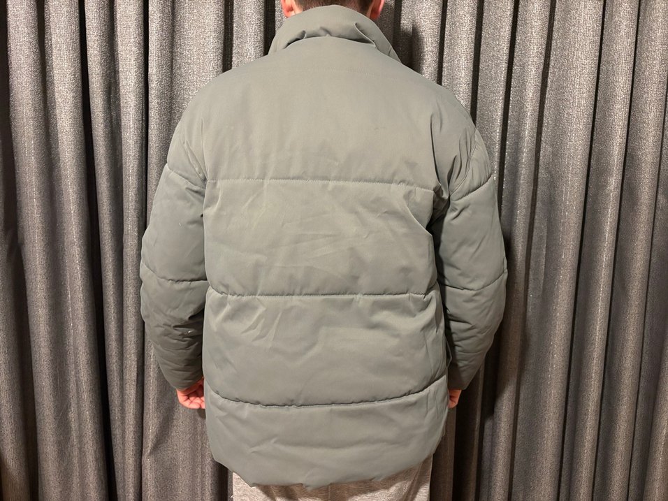 Gri Yeşil Midi Erkek Ceket - Görsel 4