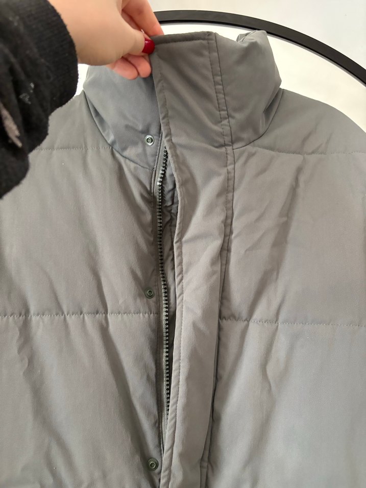 Gri Yeşil Midi Erkek Ceket - Görsel 5