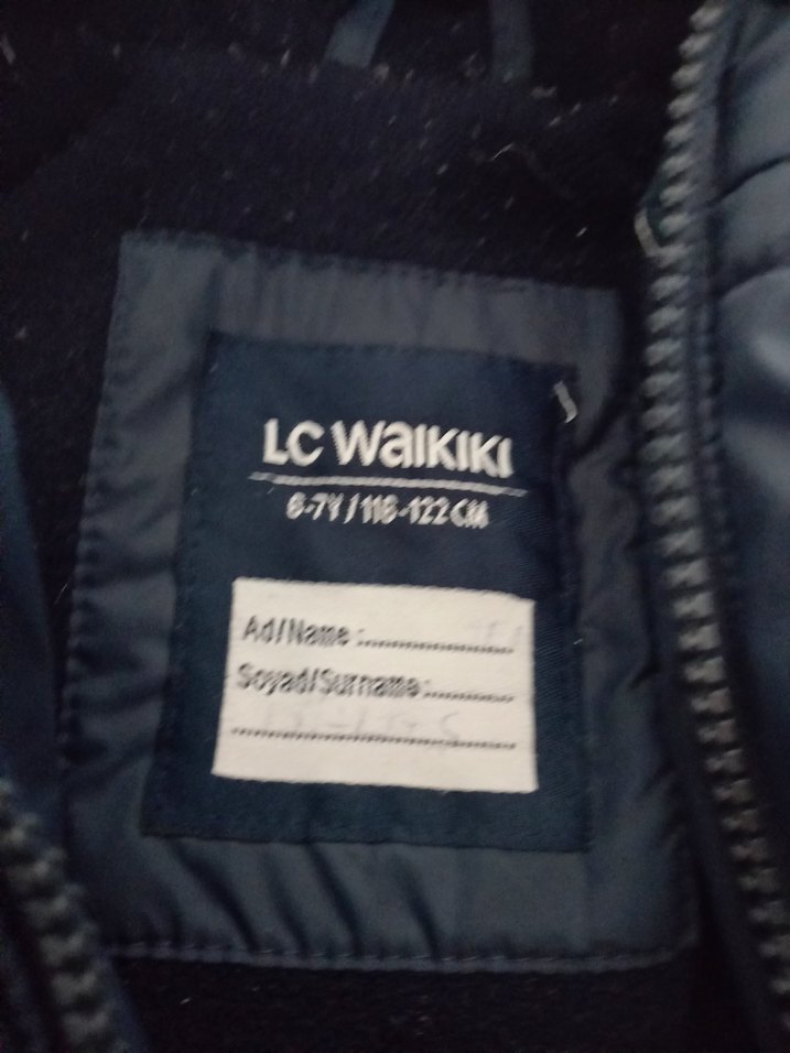 Kapüşonlu Erkek Çocuk Koyu Gri Mont - Görsel 2