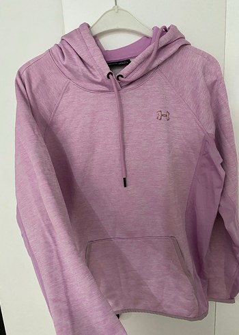 Mor Kapüşonlu Kadın Sweatshirt