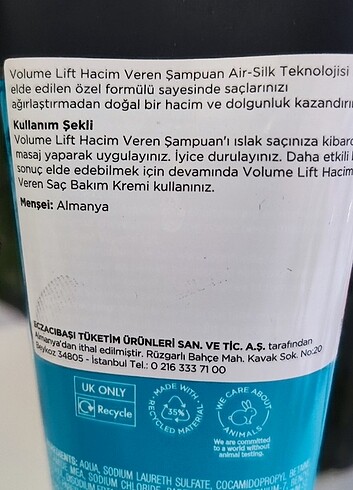 Diğer John Frieda Volume Lift Hacim Şampuanı 