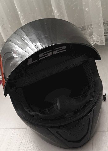 LS2 rapid Siyah mat Desenli Biker Kask - Görsel 6
