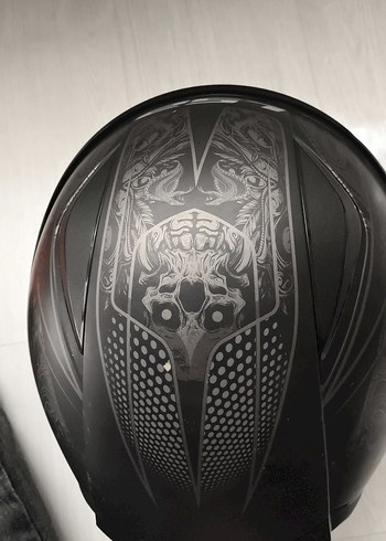 LS2 rapid Siyah mat Desenli Biker Kask - Görsel 5
