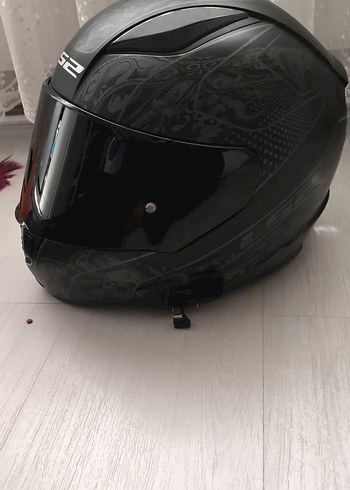 LS2 rapid Siyah mat Desenli Biker Kask - Görsel 3