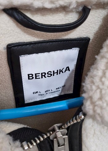 Bershka Beyaz Kürklü Erkek Ceket - Görsel 2