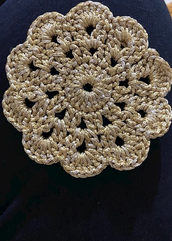 El Yapımı Bohem Örgü bardak altlığı - Görsel 2