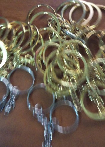 Kadın Zincir Detaylı Renkli Anahtarlık - Görsel 3