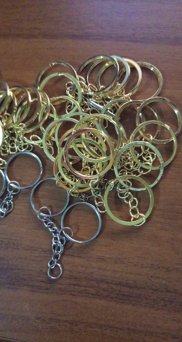 Kadın Zincir Detaylı Renkli Anahtarlık - Görsel 2