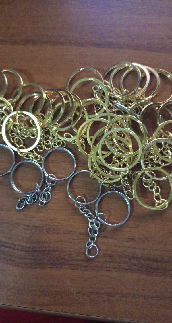 Kadın Zincir Detaylı Renkli Anahtarlık - Görsel 4