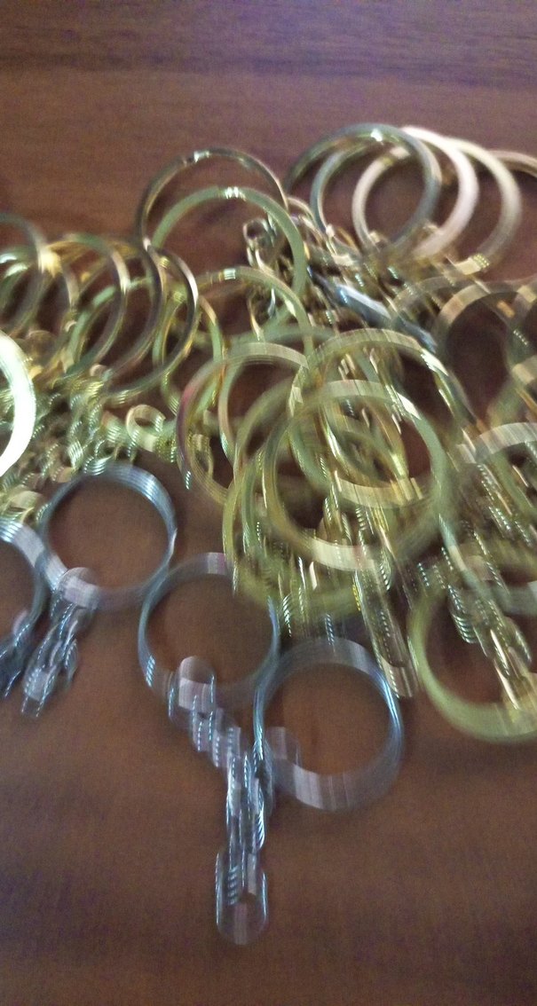 Kadın Zincir Detaylı Renkli Anahtarlık - Görsel 3