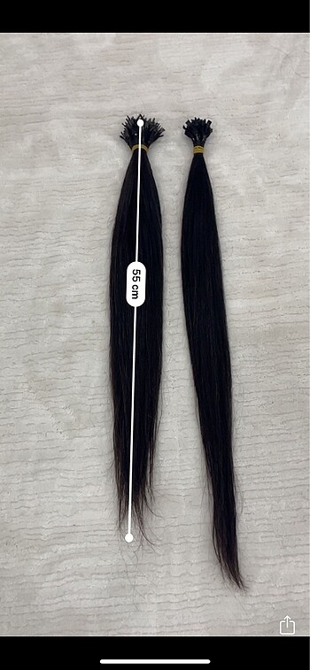 Orijinal koyu kumral kaynak saç - Görsel 3