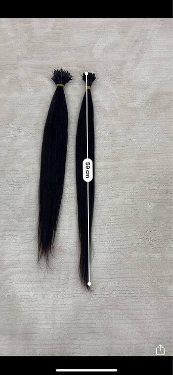 Orijinal koyu kumral kaynak saç - Görsel 4