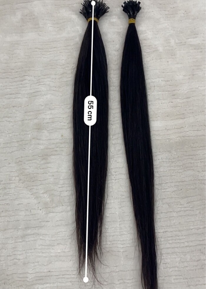 Orijinal koyu kumral kaynak saç - Görsel 3