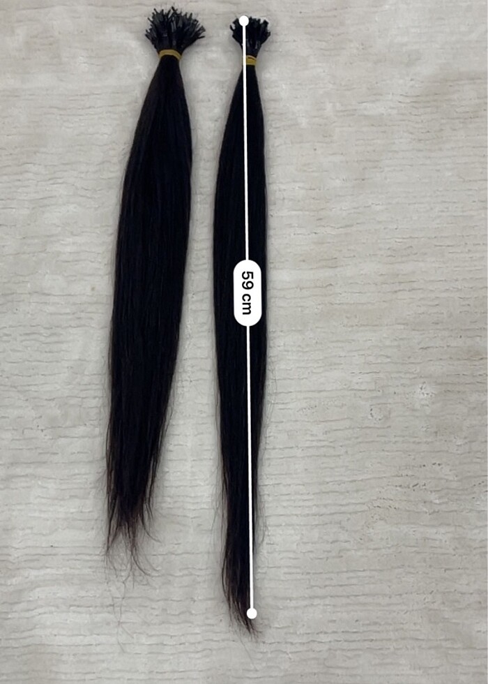 Orijinal koyu kumral kaynak saç - Görsel 4