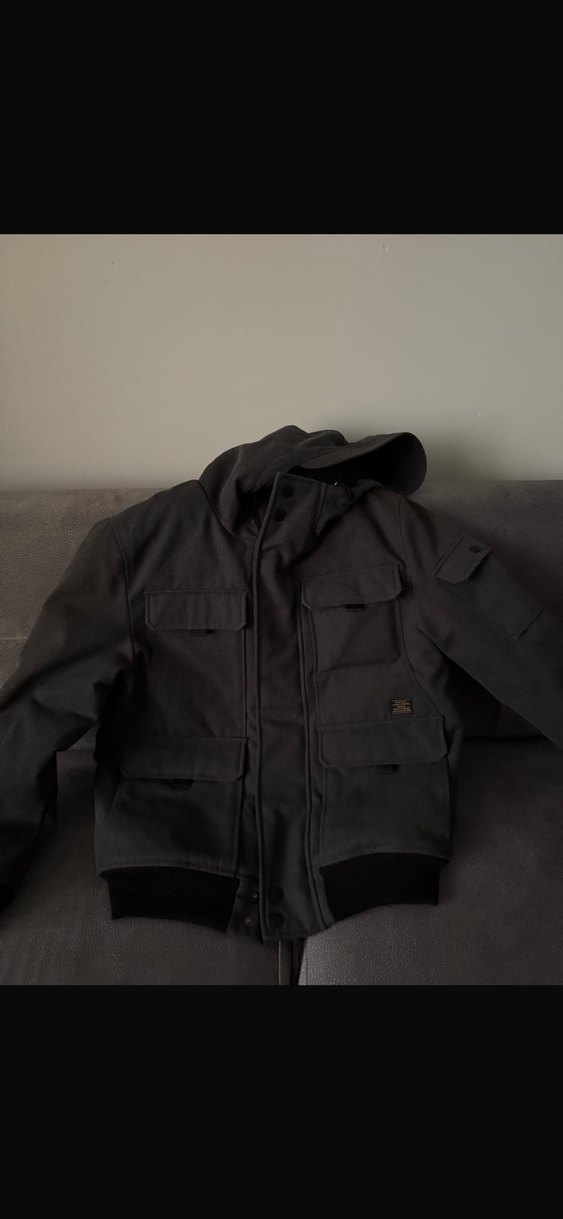 Gri Fermuarlı Erkek Street Wear Ceket H&M - Görsel 2