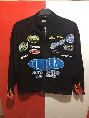 Dupont baskılı unisex ceket