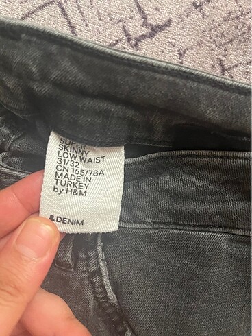 32 Beden H&M Kot Pantolon