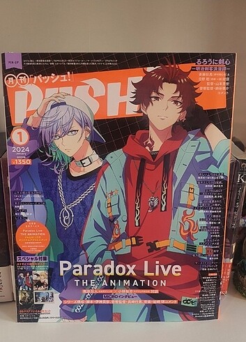 Pash japon anime dergisi japonya dan geldi paradox live 