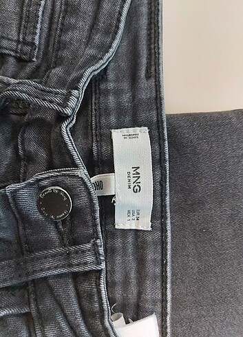xs Beden gri Renk Mango jean