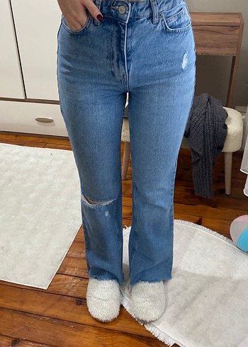 Trendyol & Milla Yuksek Bel Acik Mavi Denim Jean